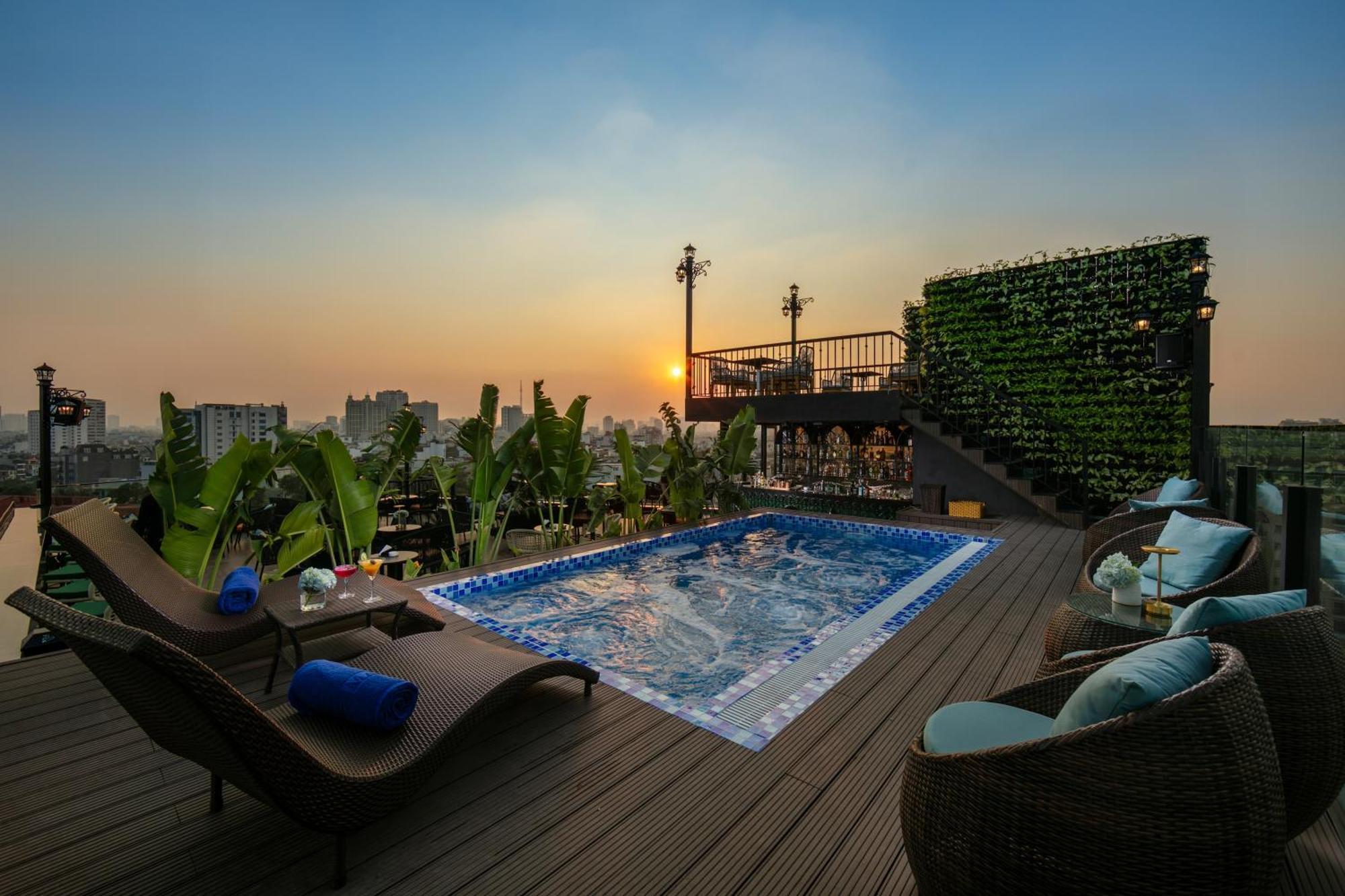 May De Ville Corner Hotel Hanoi Exterior foto
