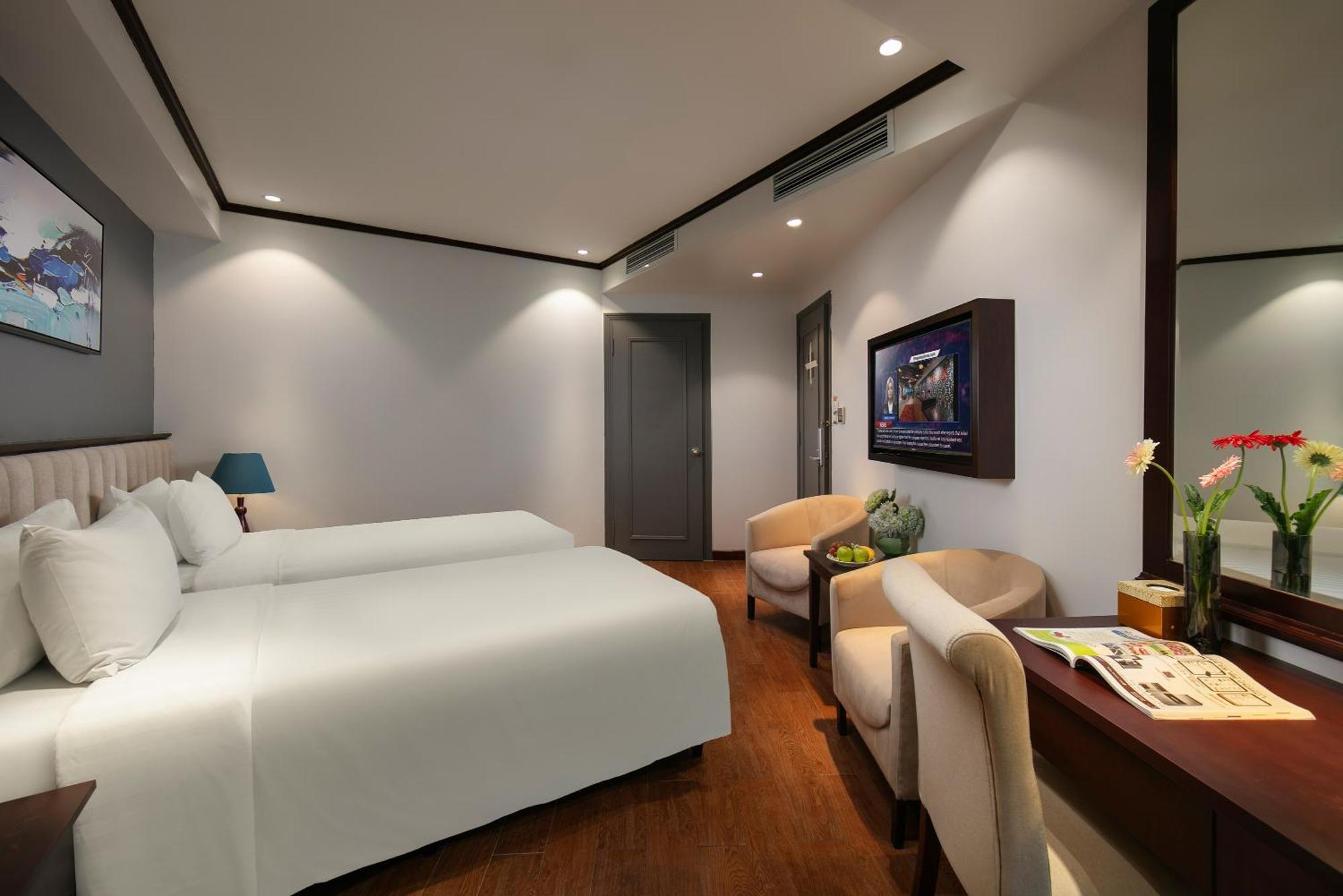 May De Ville Corner Hotel Hanoi Exterior foto
